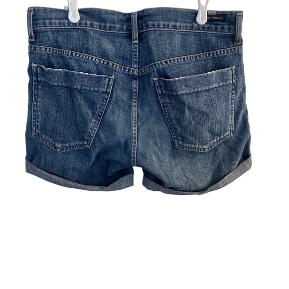 Citizens of Humanity Denim Blue Button Fly Jean Shorts Sz 27 - Picture 3 of 10